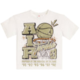 Retro Hoop Distress Tee
