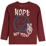 Not Today Long Sleeve Raglan Tee - Denny's