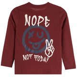 Not Today Long Sleeve Raglan Tee - Denny's