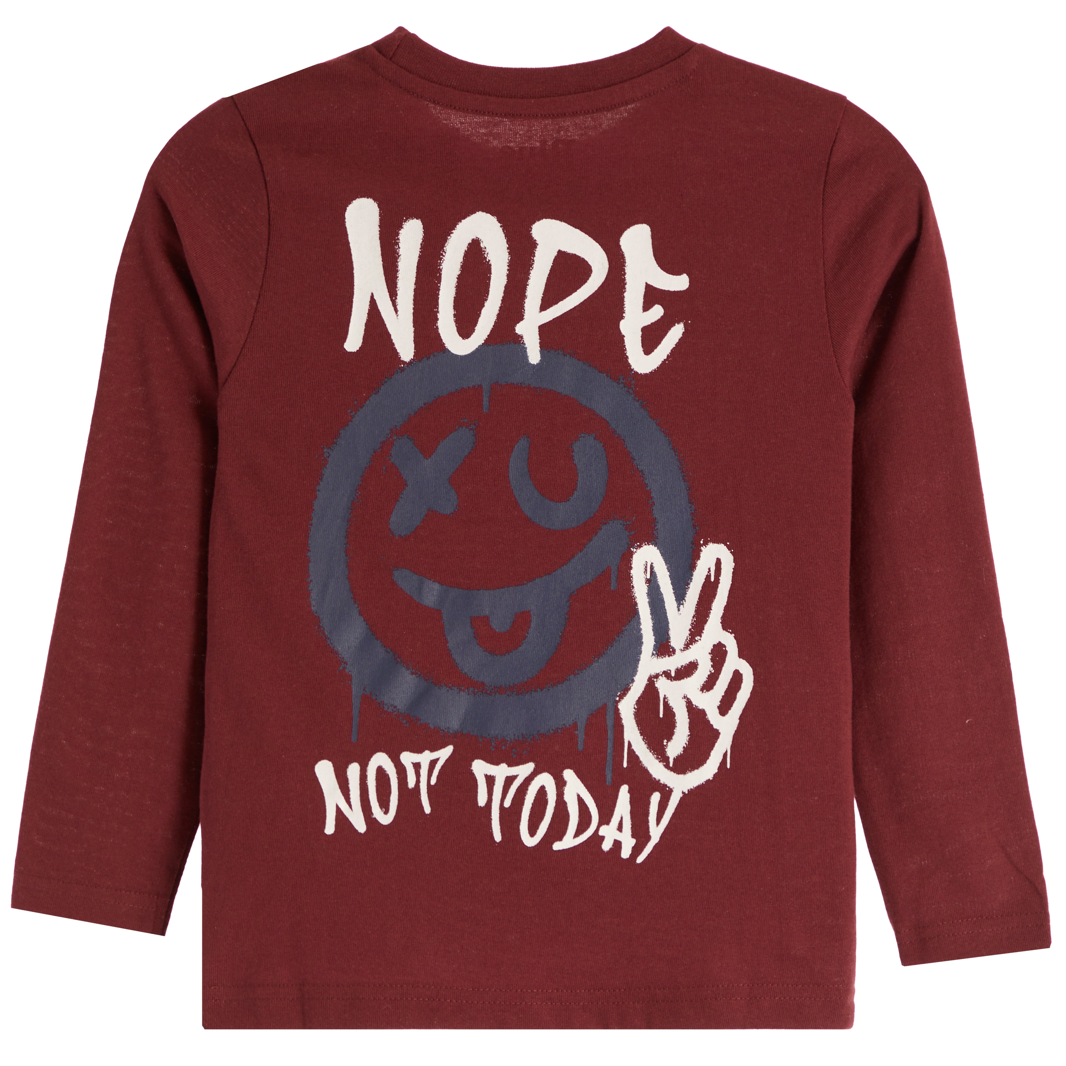 Not Today Long Sleeve Raglan Tee - Denny's