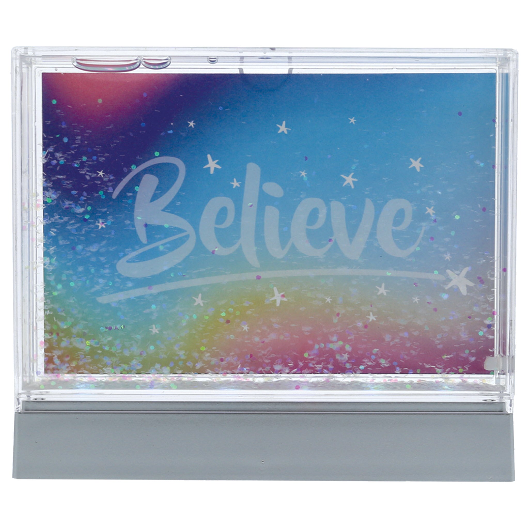 Color Changing Light Up Glitter Frame - Denny's