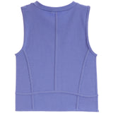 Rib High Neck Corset Tank - Denny's