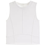 Rib High Neck Corset Tank - Denny's