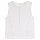 Rib High Neck Corset Tank - Denny's