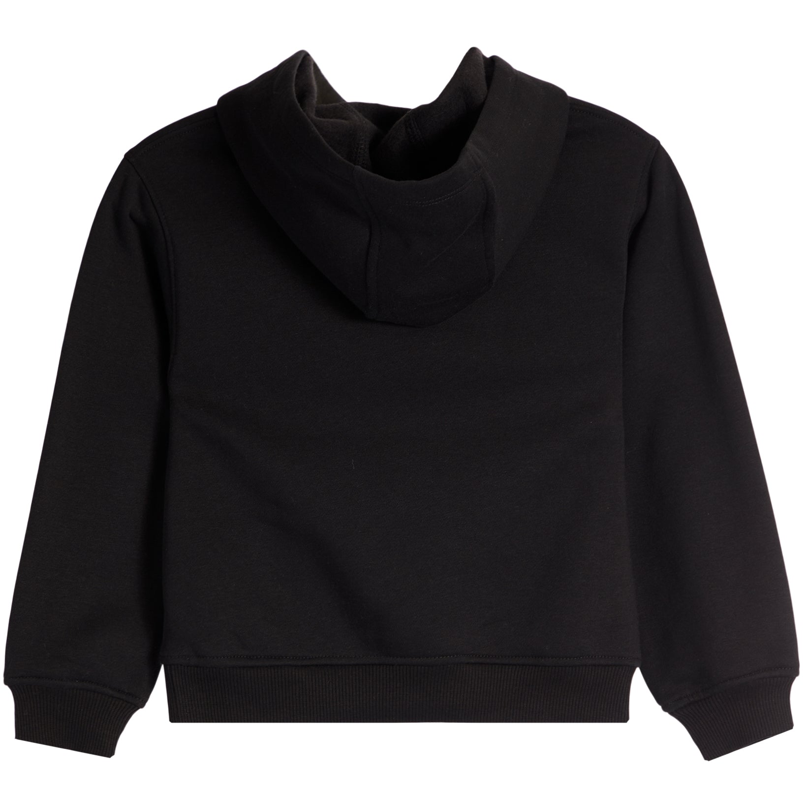 Back of Black Nike Club Chenille Hoodie