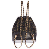 Tweed Chain Mini Backpack - Denny's