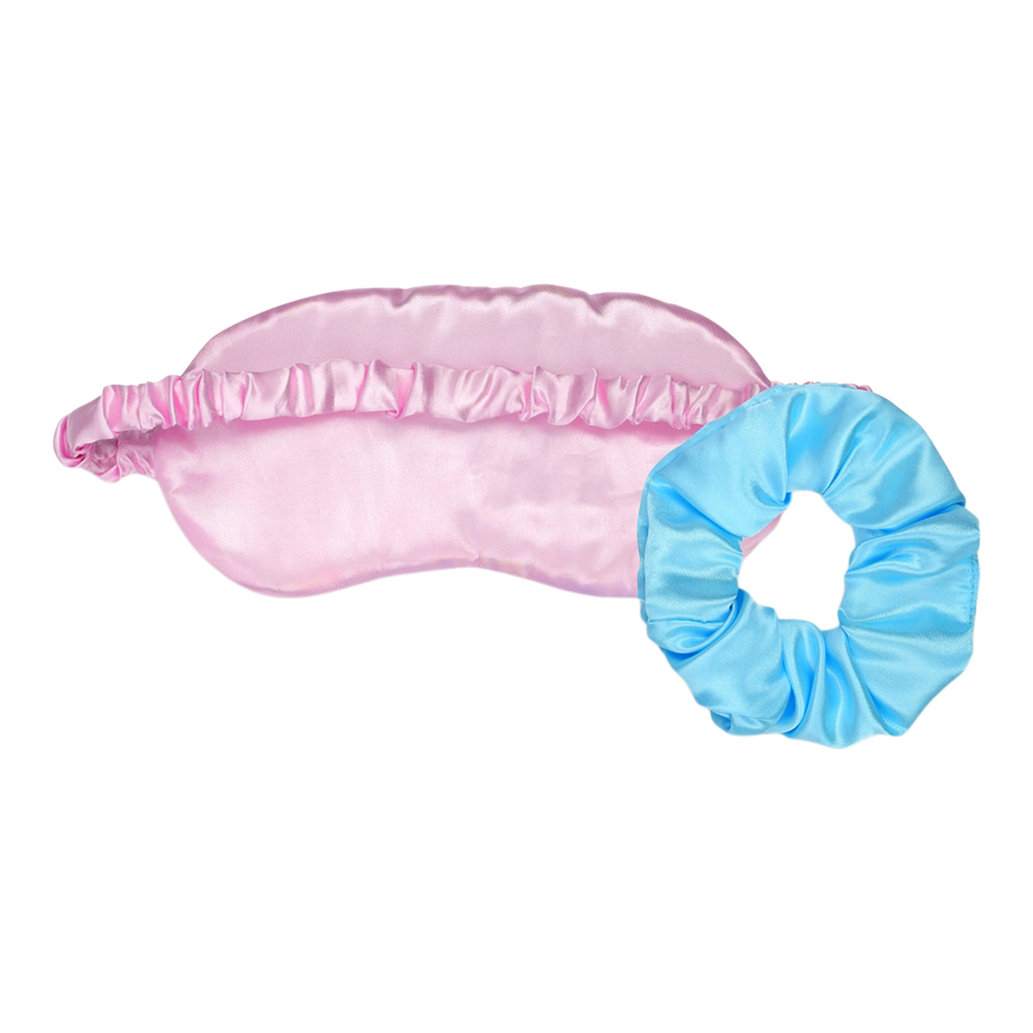 Happy Check Eye Mask & Scrunchie Set - Denny's