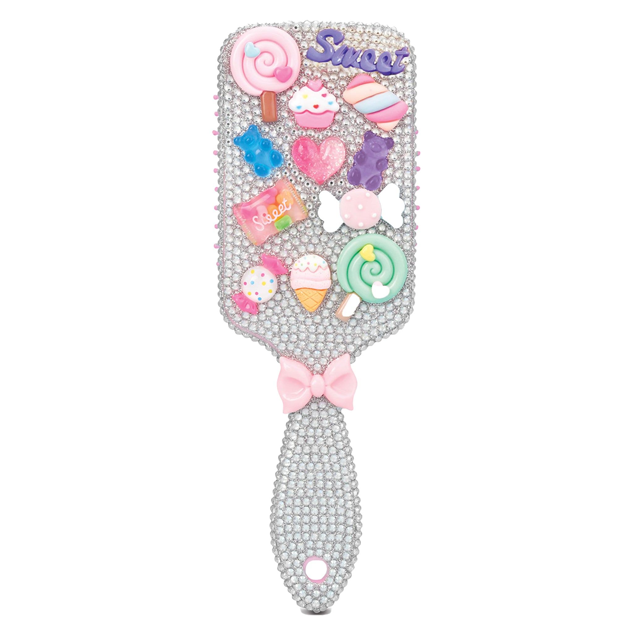 Charming Rhinestone Paddle Brush - Denny's