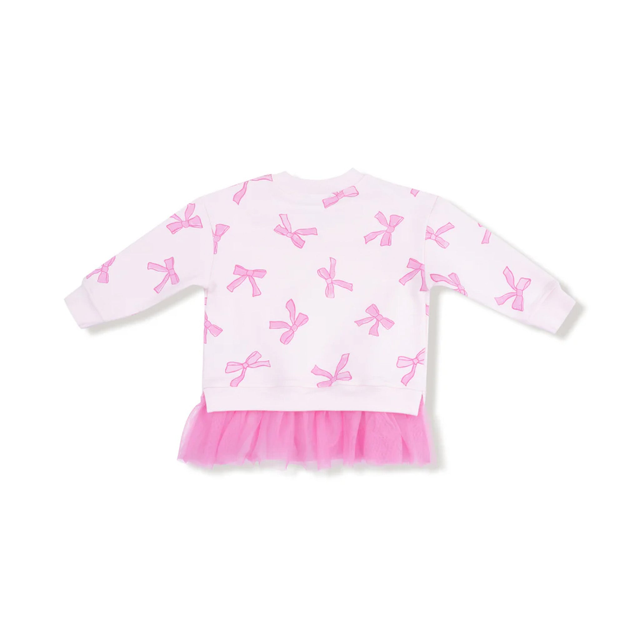 2pc Allover Bows And Ruffle French Terry Legging Set - Denny's