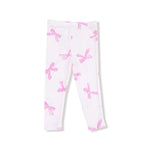 2pc Allover Bows And Ruffle French Terry Legging Set - Denny's