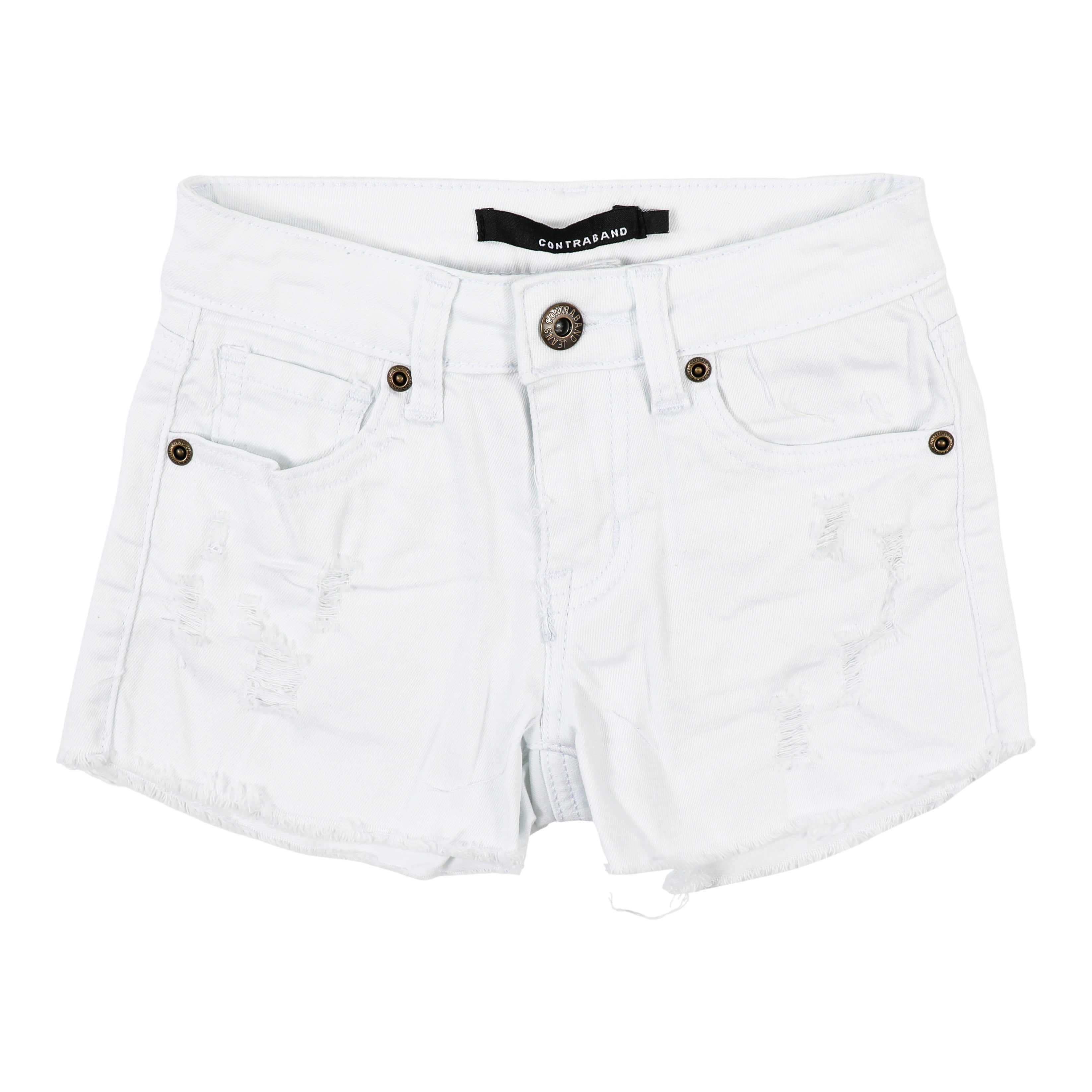 Destructed Denim Short - Denny's