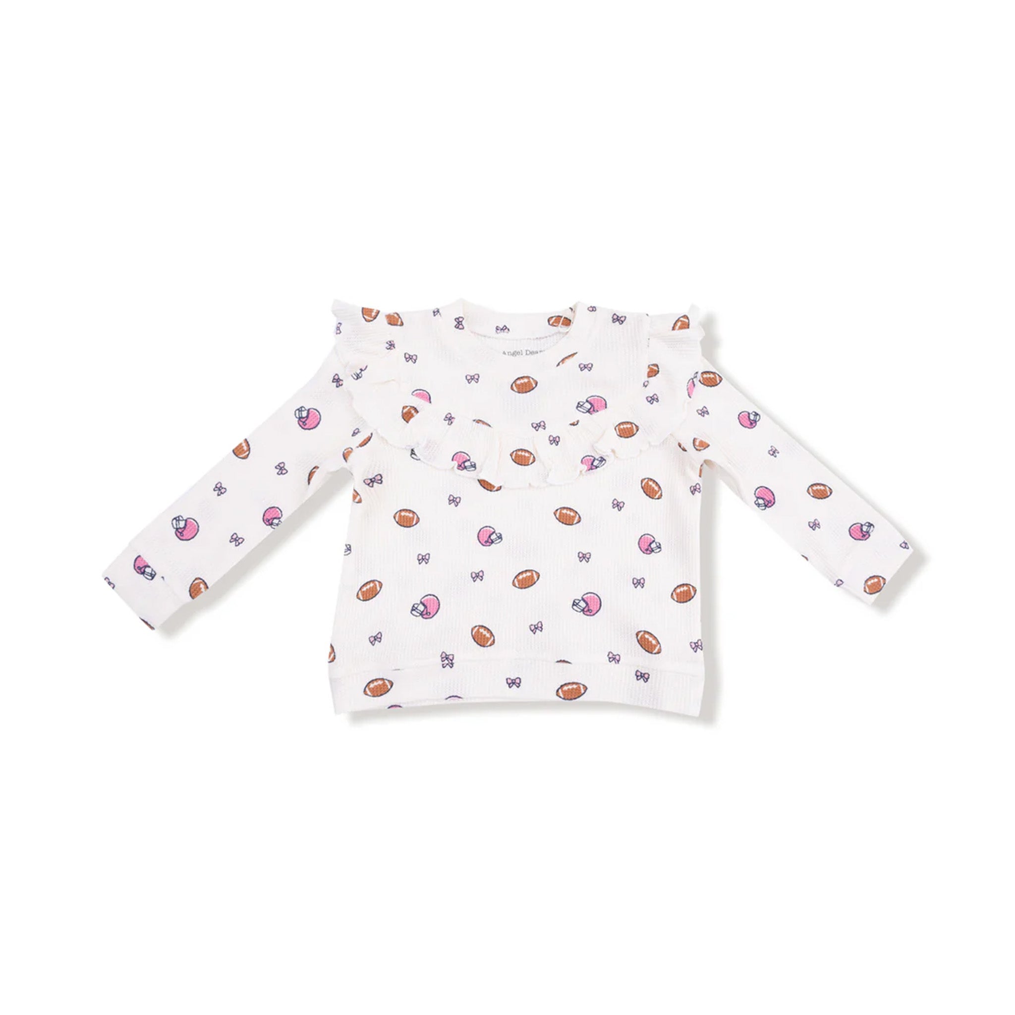 2pc Footballs Bows Thermal Set - Denny's