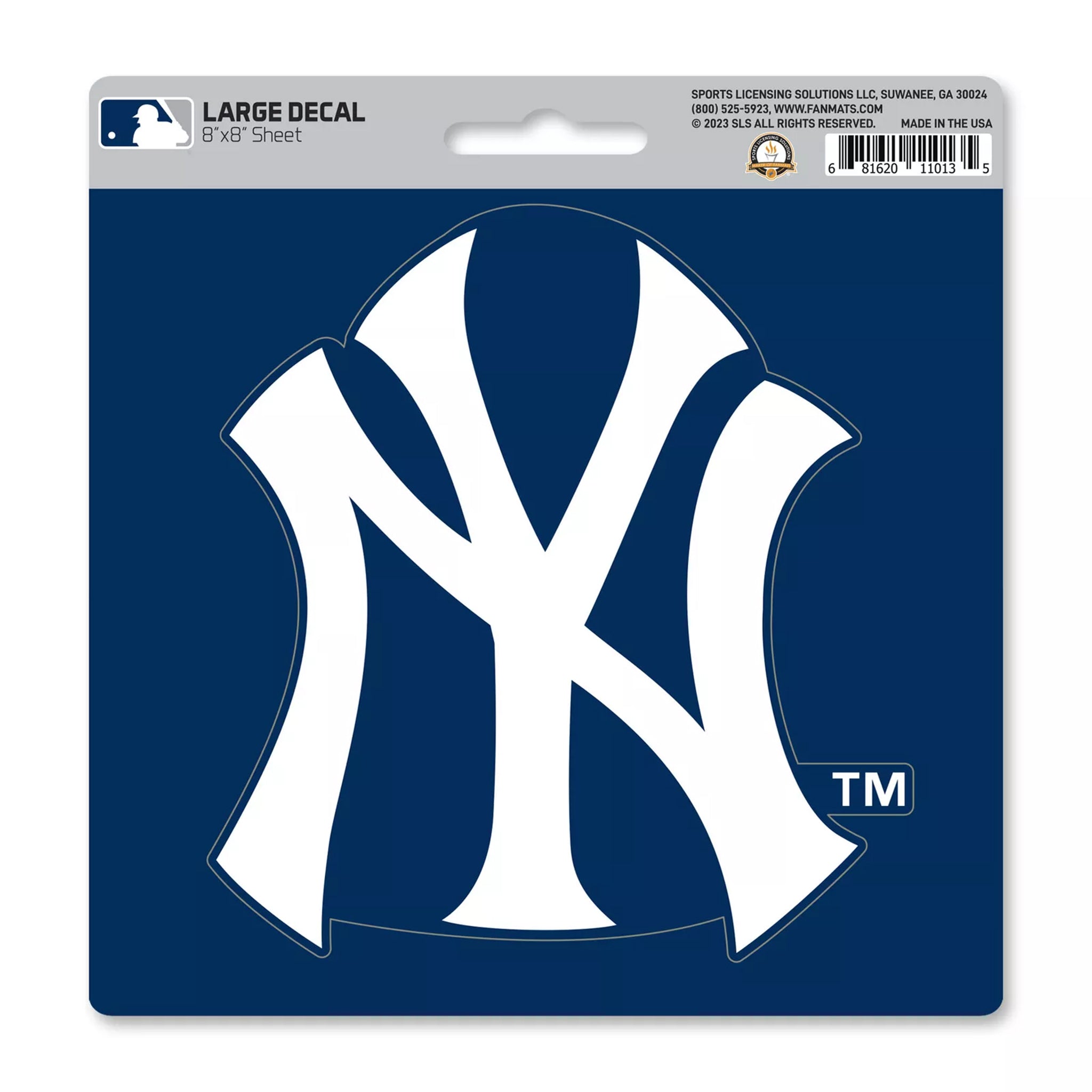 NY Yankees Large Team Decal - Denny's
