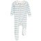 Slate Stripe Footie