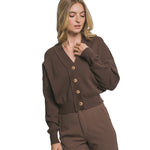 V-Neck Cardigan - Denny's