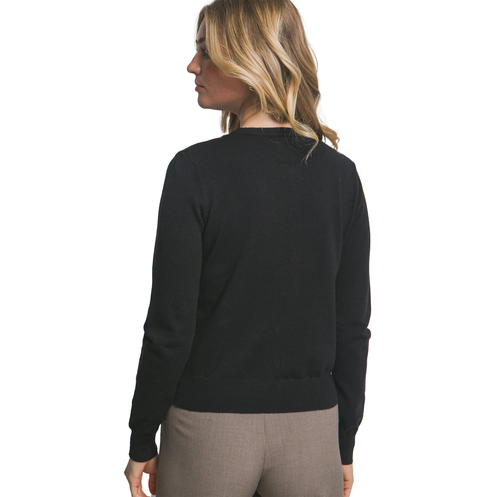 Gold Button Cardigan - Denny's