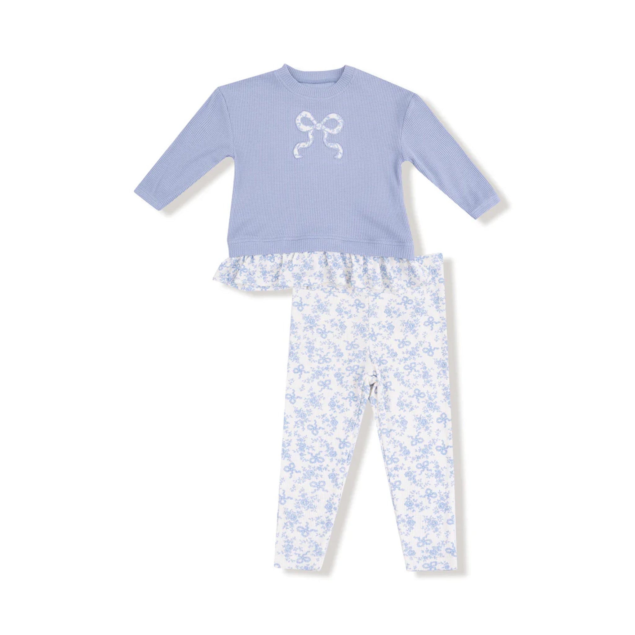 2pc Ditsy Bow Legging Set - Denny's