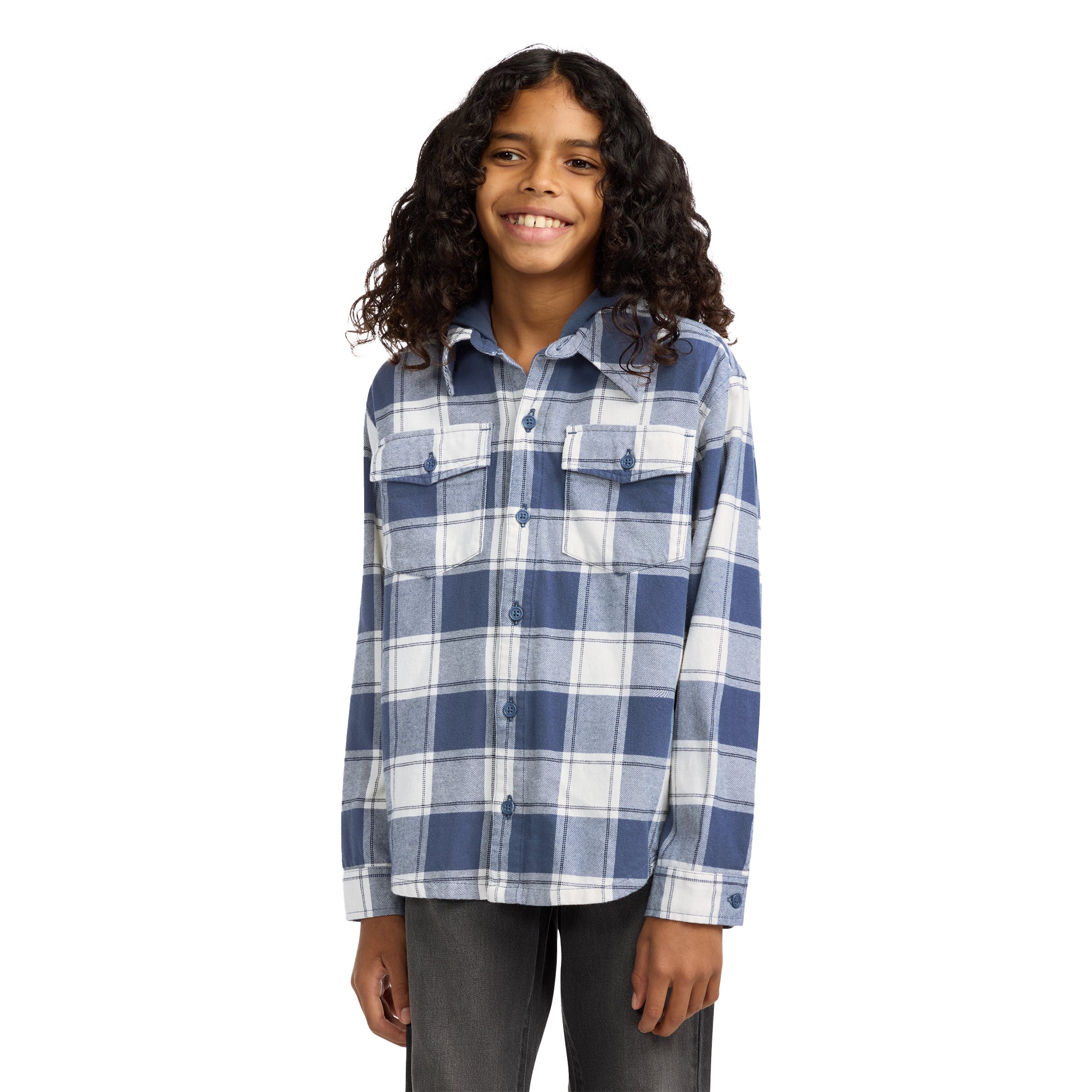 Hooded Flannel Shirt - Denny's
