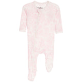 Pretty In Pink Floral Footie