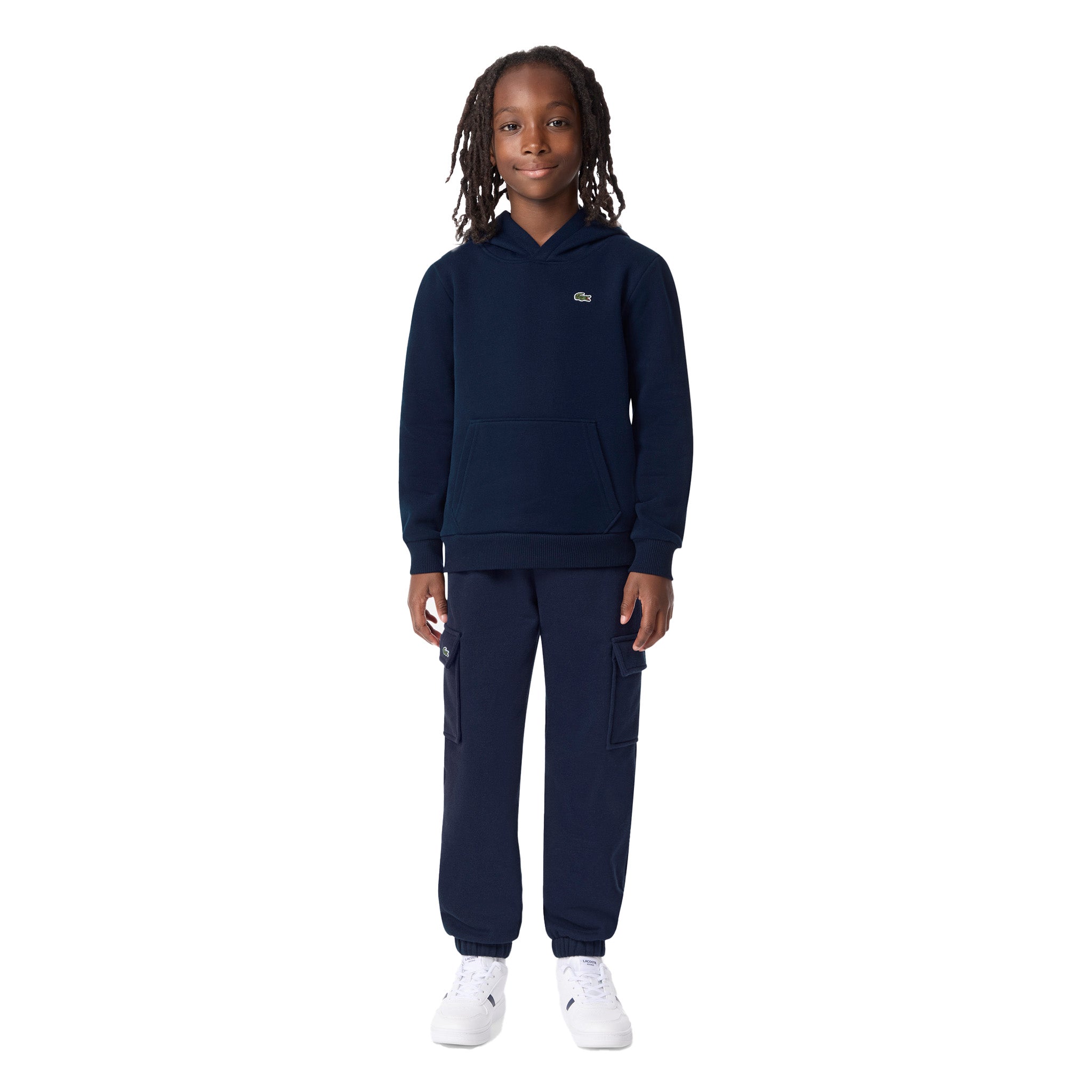 Fleece Pullover Hoodie Marine - Denny's