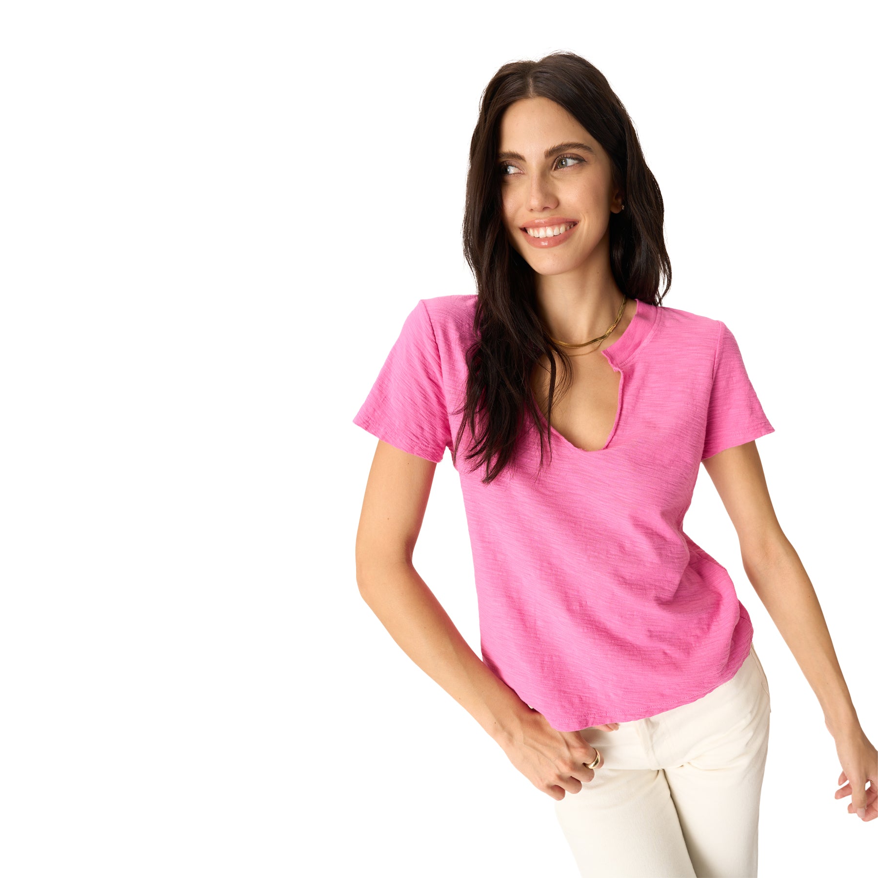 Plata Notched Tee - Denny's