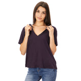Plata Notched Tee - Denny's