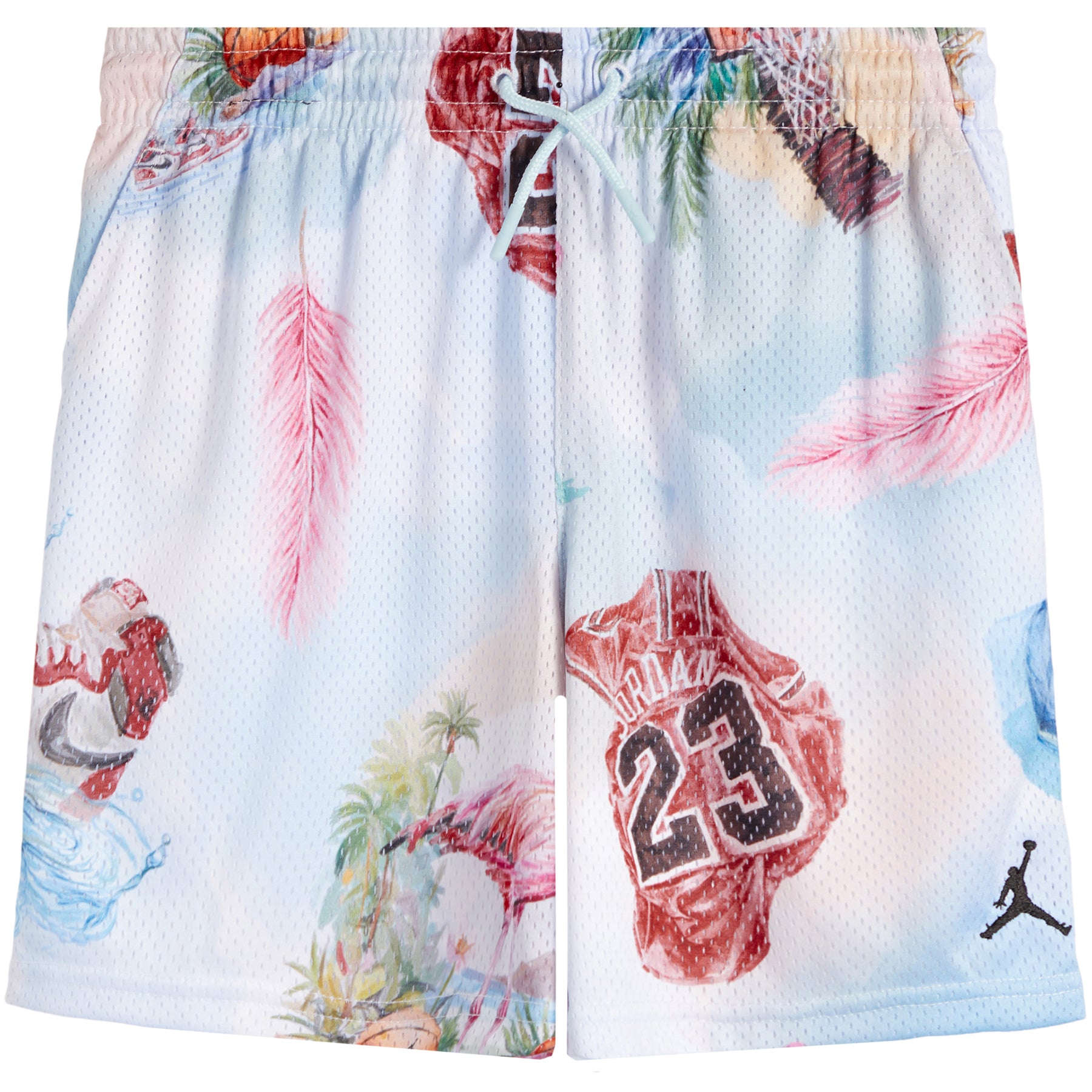 Flamingo Printed Mesh Short - Denny's
