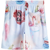 Flamingo Printed Mesh Short - Denny's