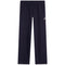 Navy blue athletic pants with an elastic waistband and a small white Jumpman logo on the left hip, shown against a plain white background.