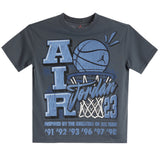 Retro Hoop Distress Tee