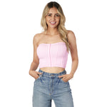 Hook N Eye Corset Tube Top - Denny's
