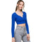 Crop Ribbed Henley - Denny's