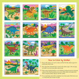 My First Color By Sticker Book - Dinosaurs - Denny's