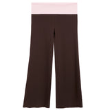 Rollover Waist Wide Leg Legging