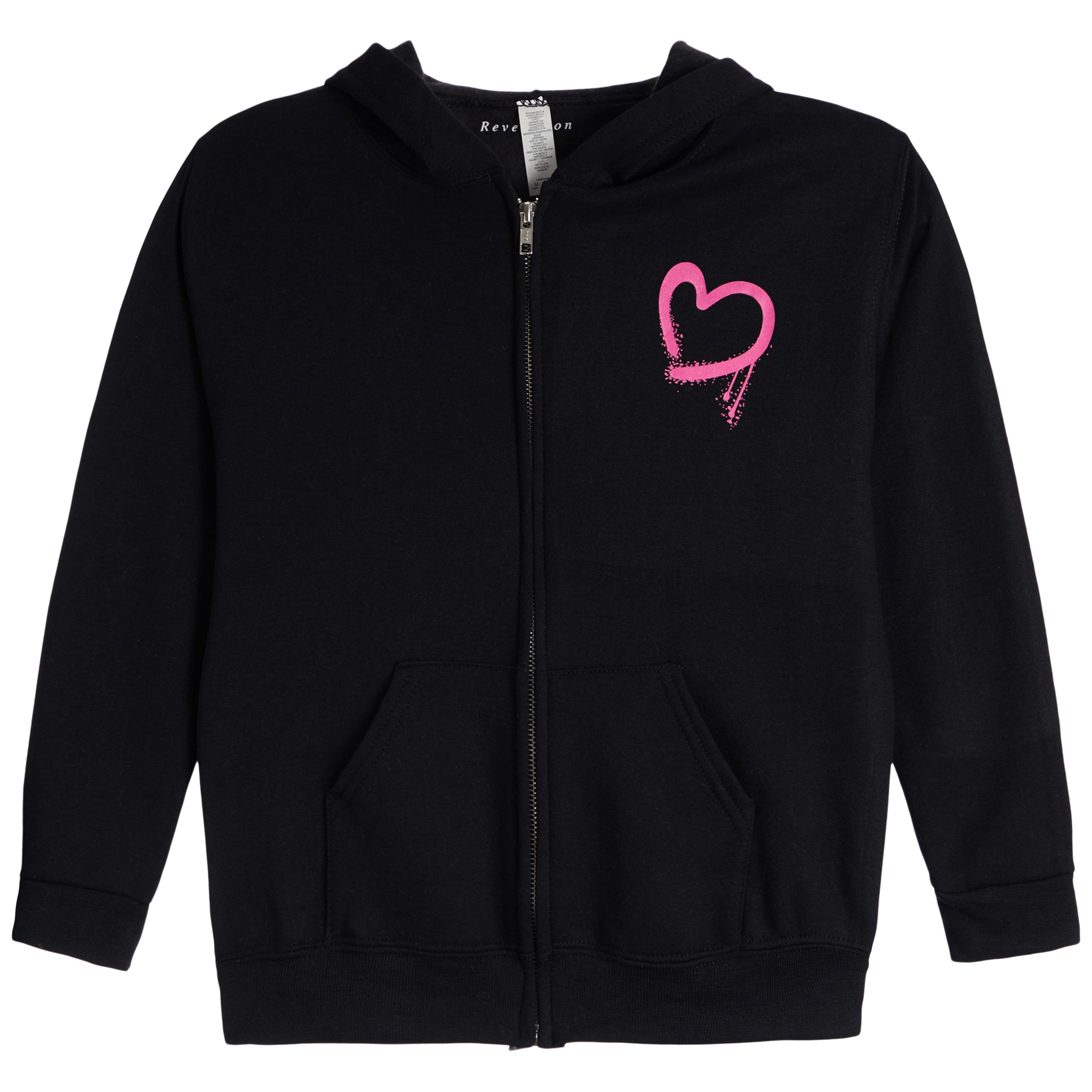 New York Brooklyn Drippy Heart Zip Hoodie - Denny's