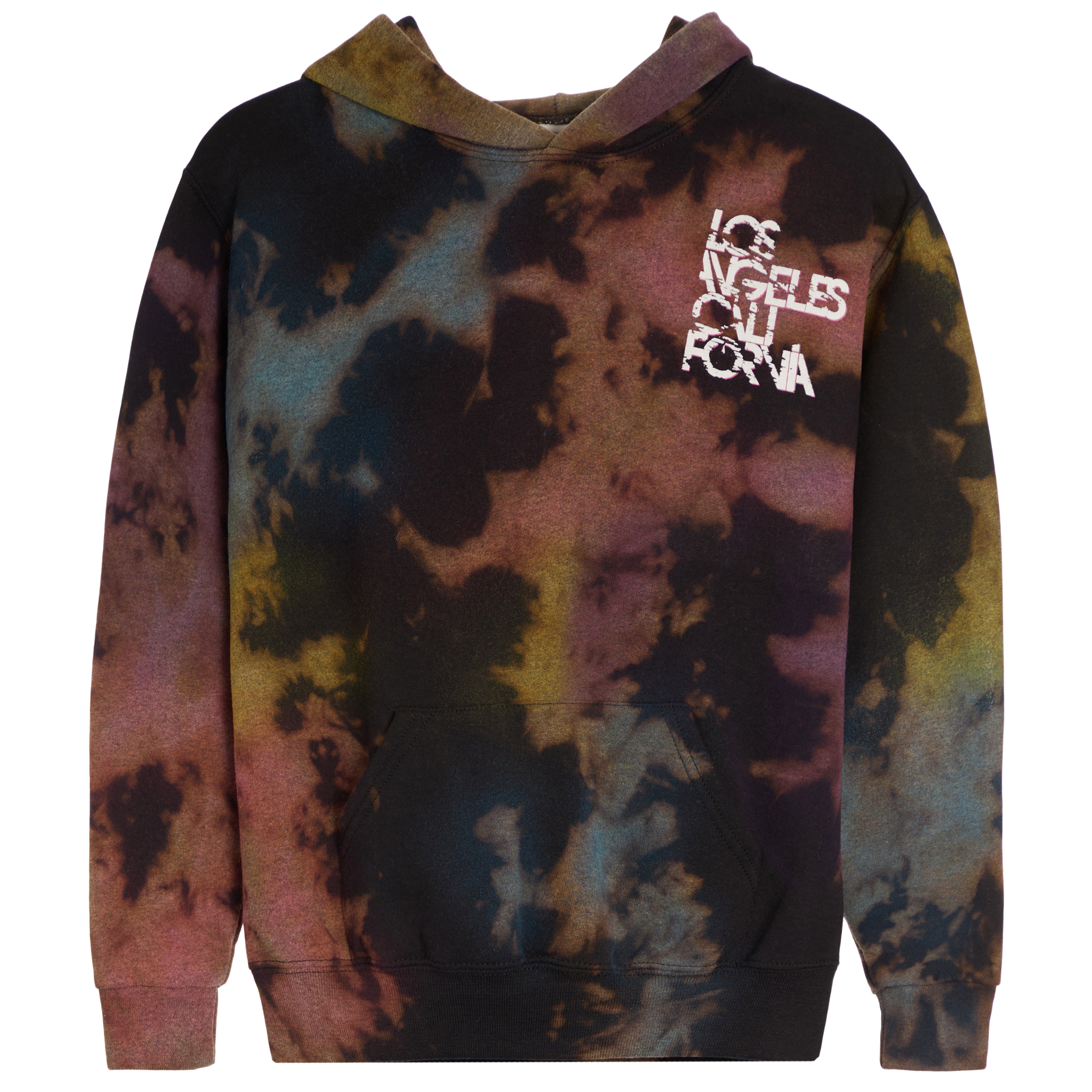 Los Angeles California Bleach Spray Hoodie - Denny's