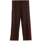 Side Stripe Cloud Wide Leg