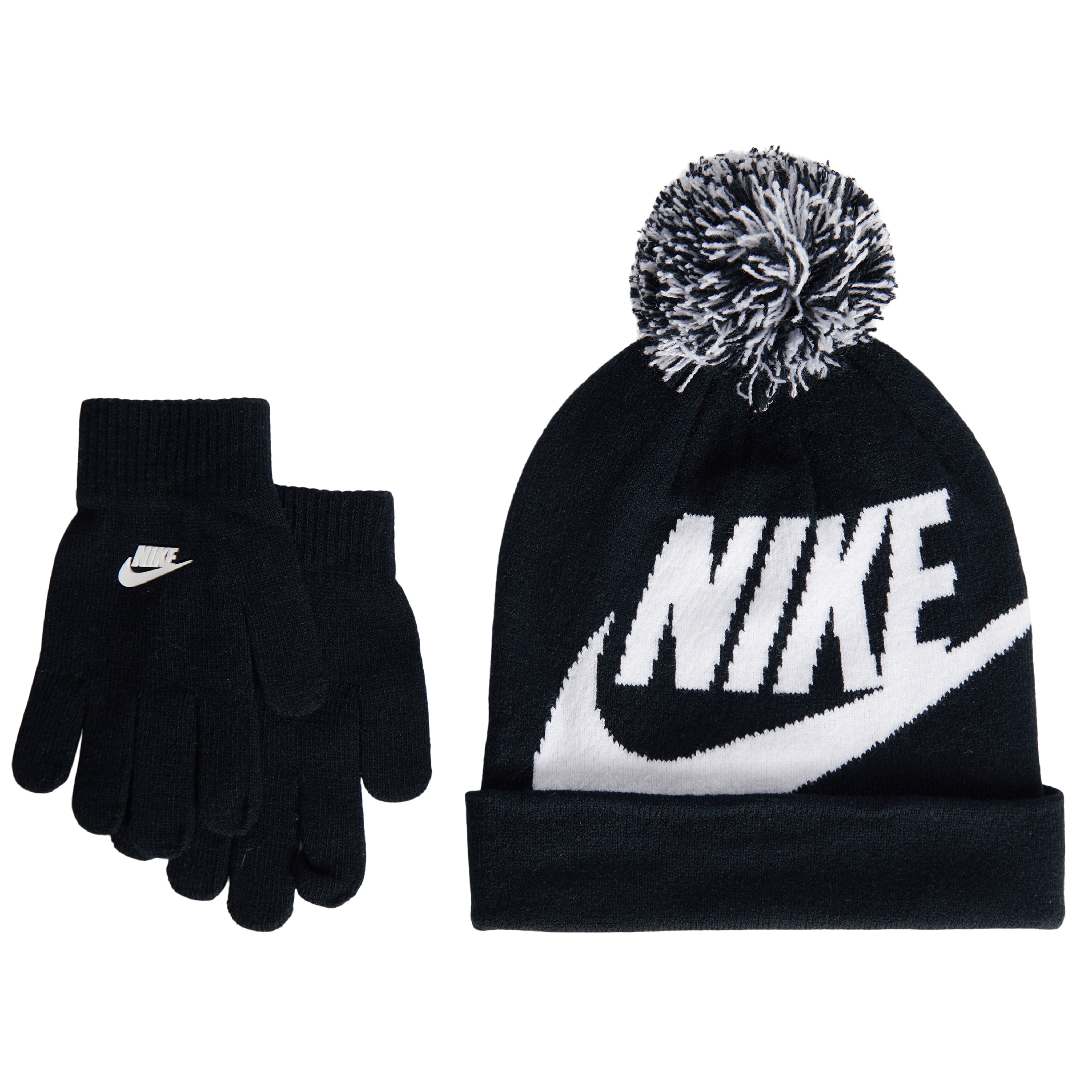 8/20 Swoosh Pom Beanie Set - Denny's