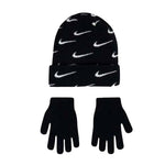 Swoosh Repeat Beanie Set 8-20 - Denny's