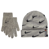 Swoosh Repeat Beanie & Glove Set - Denny's