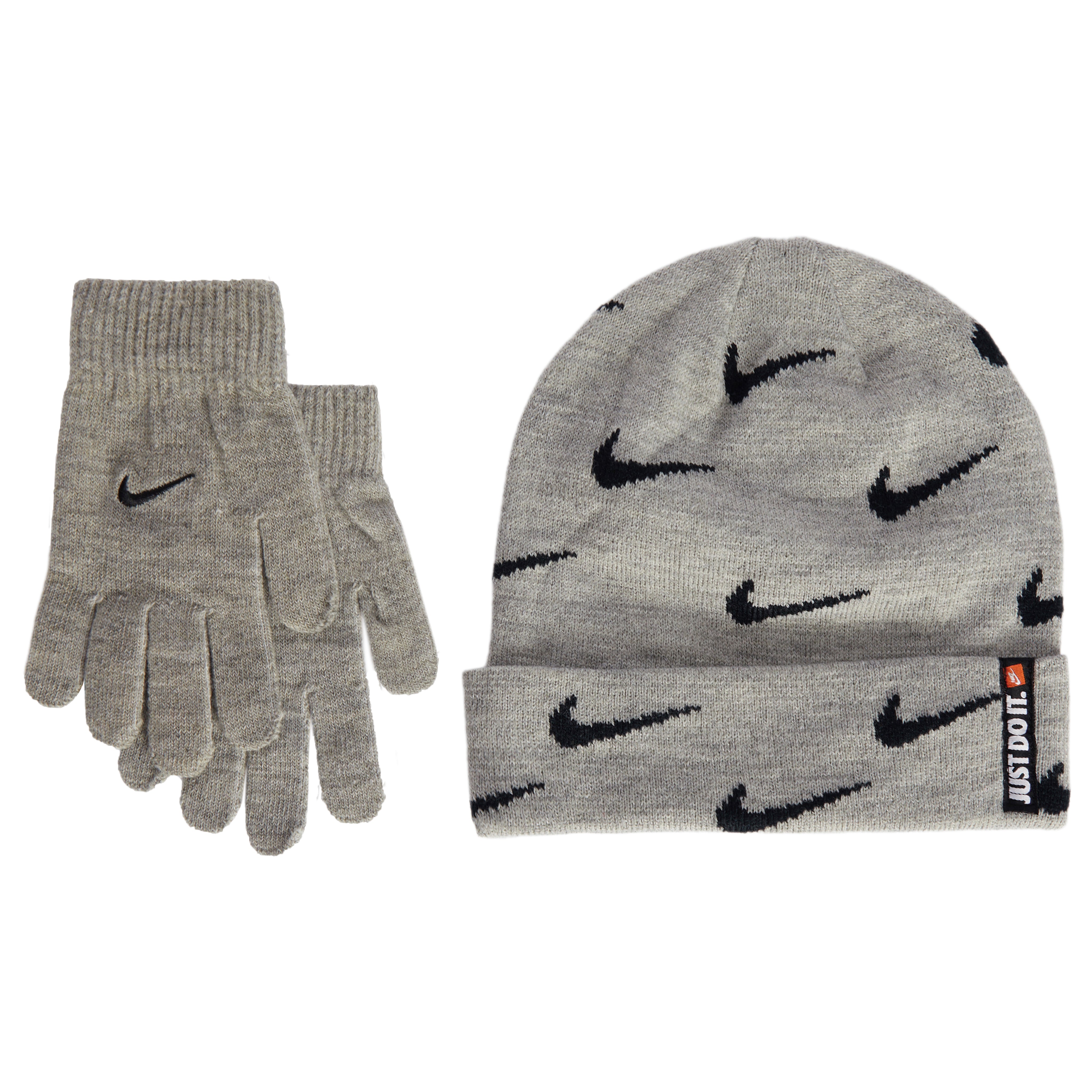 Swoosh Repeat Beanie & Glove Set - Denny's