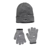 Micro Stripe Peak Beanie & Glove Set 8/20