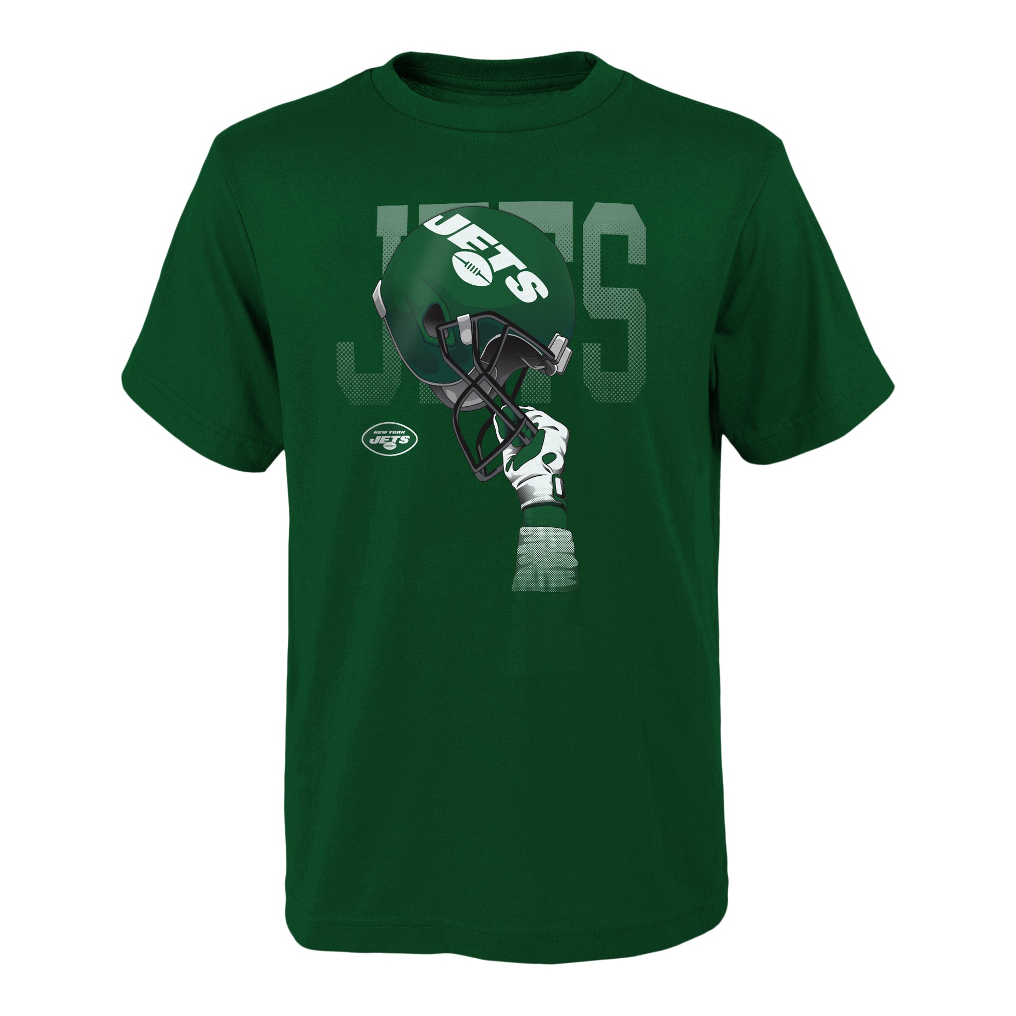 Jets Helmet High Tee - Denny's