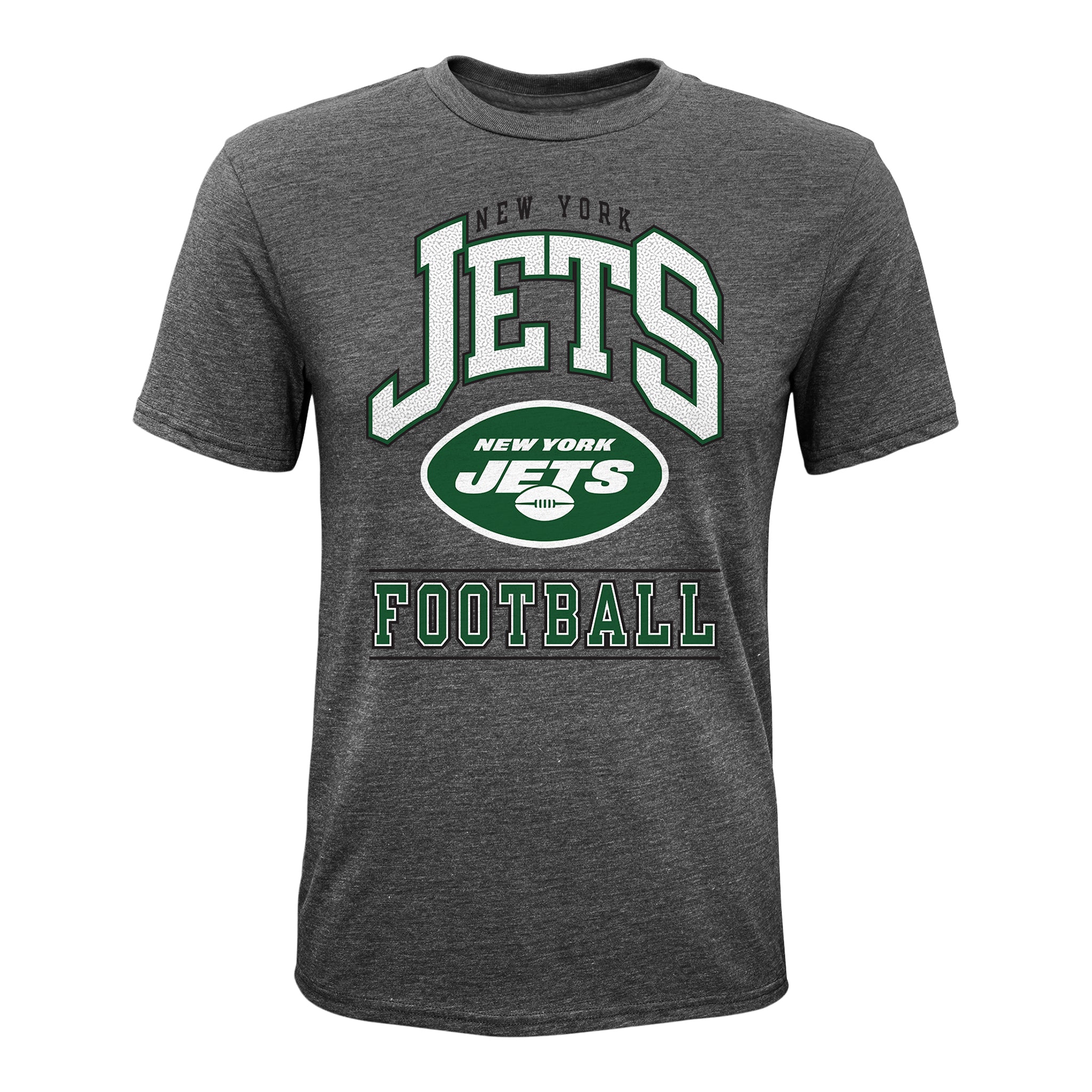 Jets Big Blocker Triblend Tee - Denny's