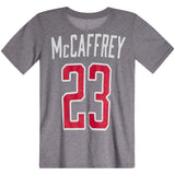 McCaffrey 49ers Name & Number Triblend Tee - Denny's