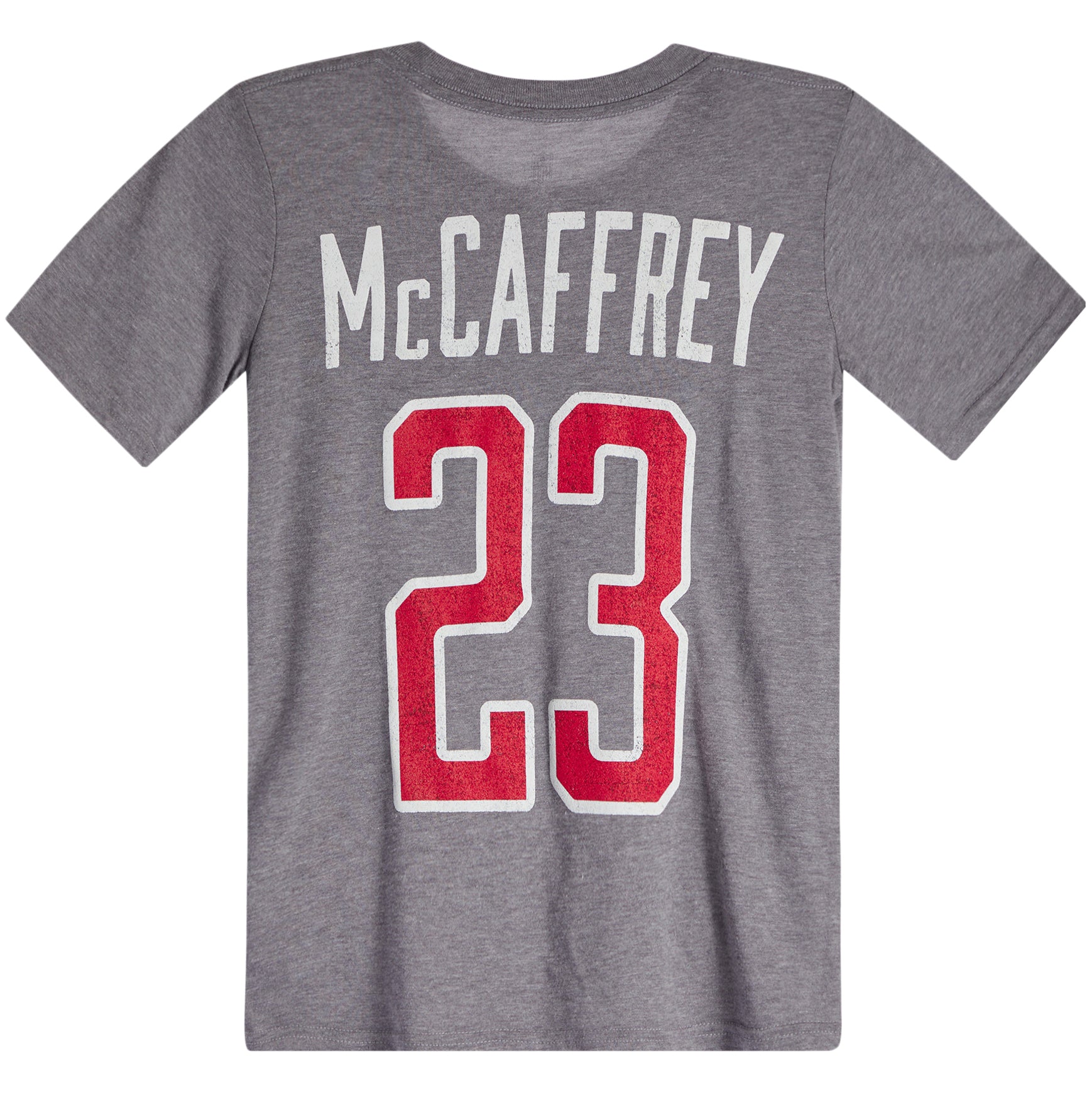McCaffrey 49ers Name & Number Triblend Tee - Denny's