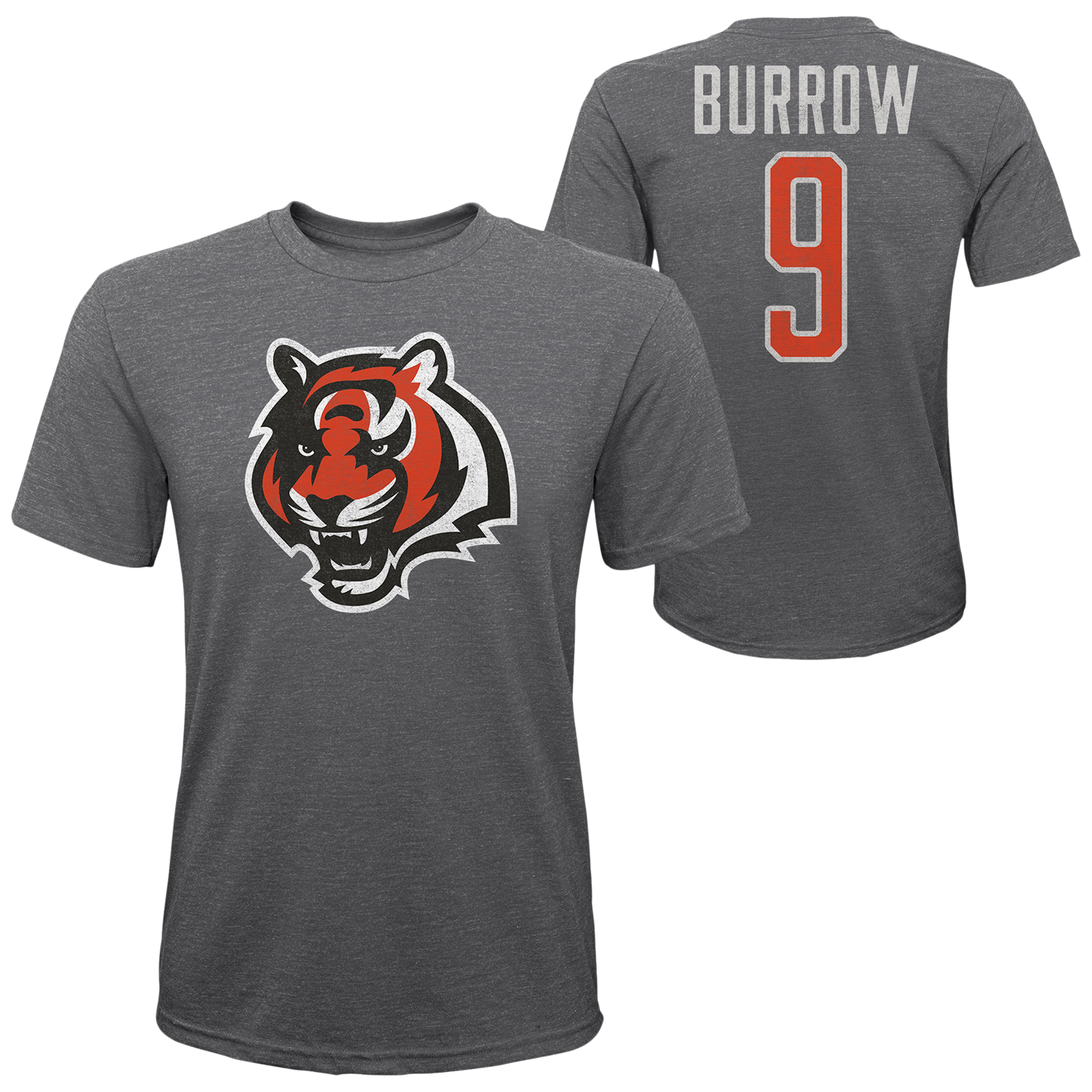 Burrow Bengals Triblend Name & Number Tee - Denny's