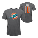 Hill Dolphins Name & Number Triblend Tee - Denny's