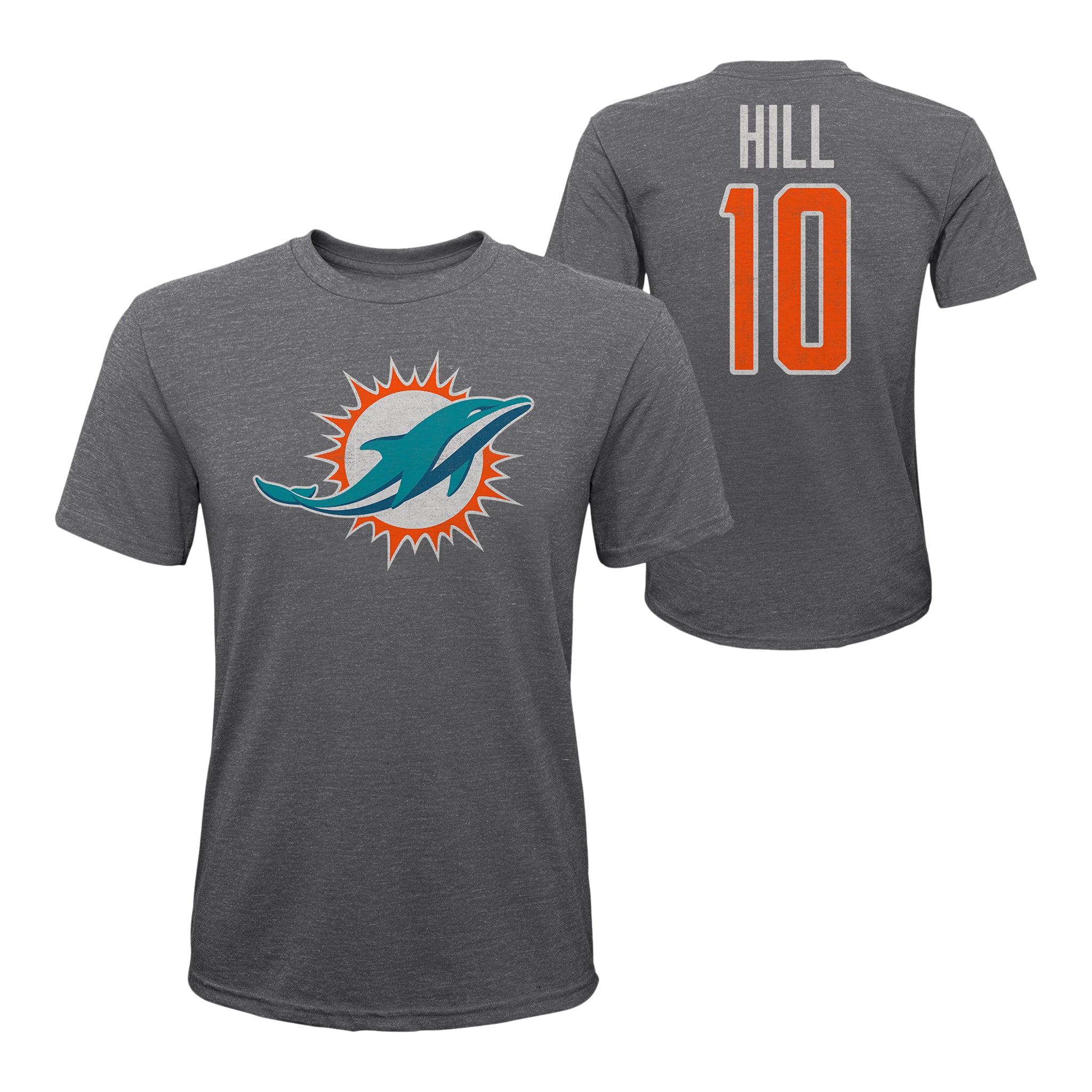 Hill Dolphins Name & Number Triblend Tee - Denny's