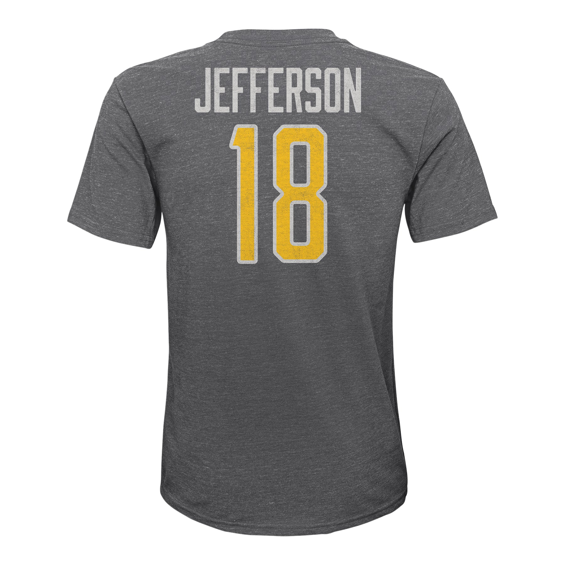 Jefferson Vikings Name & Number Triblend Tee - Denny's